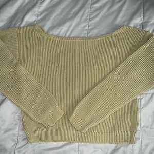 PLT Wide Neck Sweater